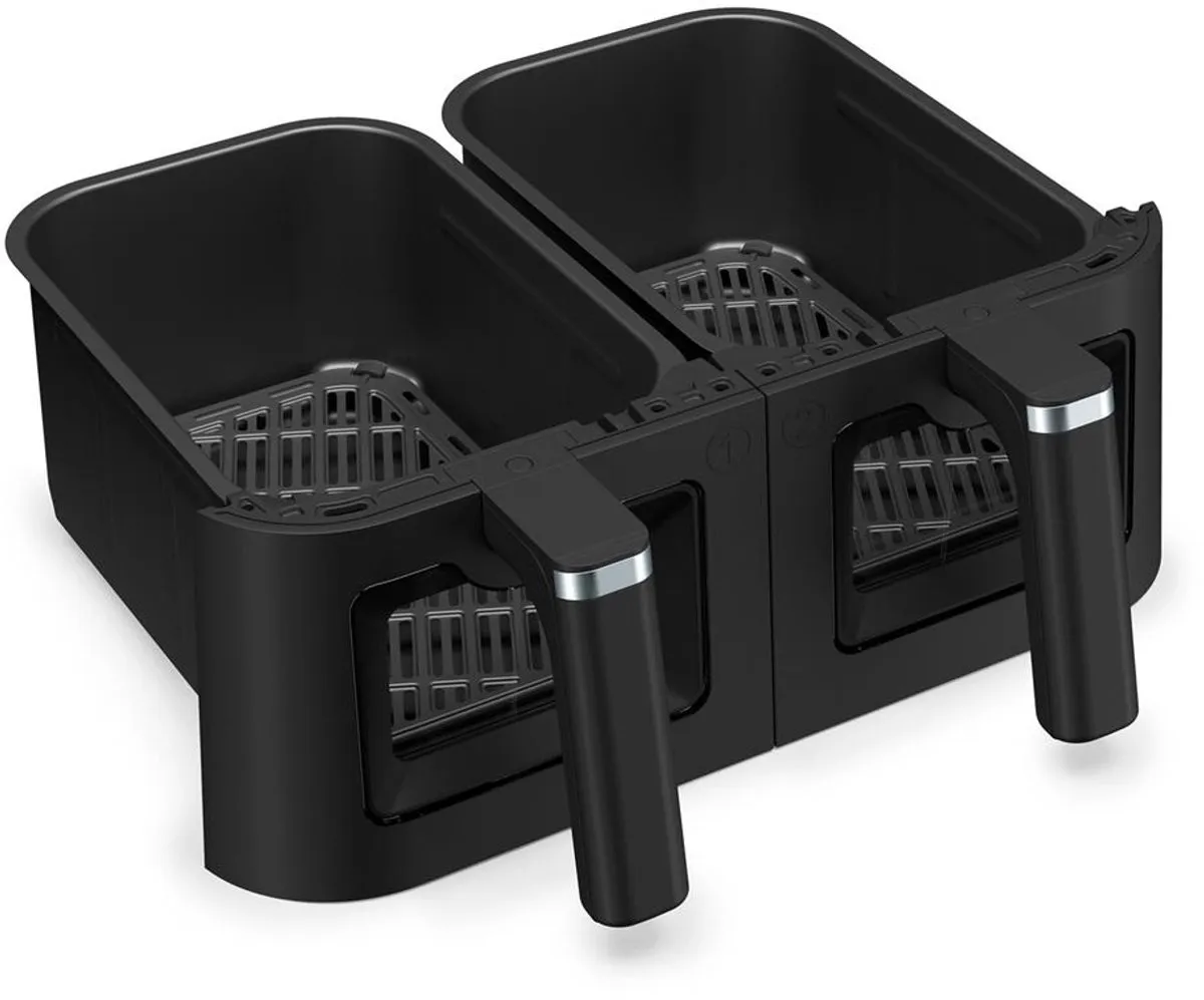 Tristar FR-9075 friteuse Dubbel 9 l Vrijstaand 2500 W Heteluchtfriteuse Zwart