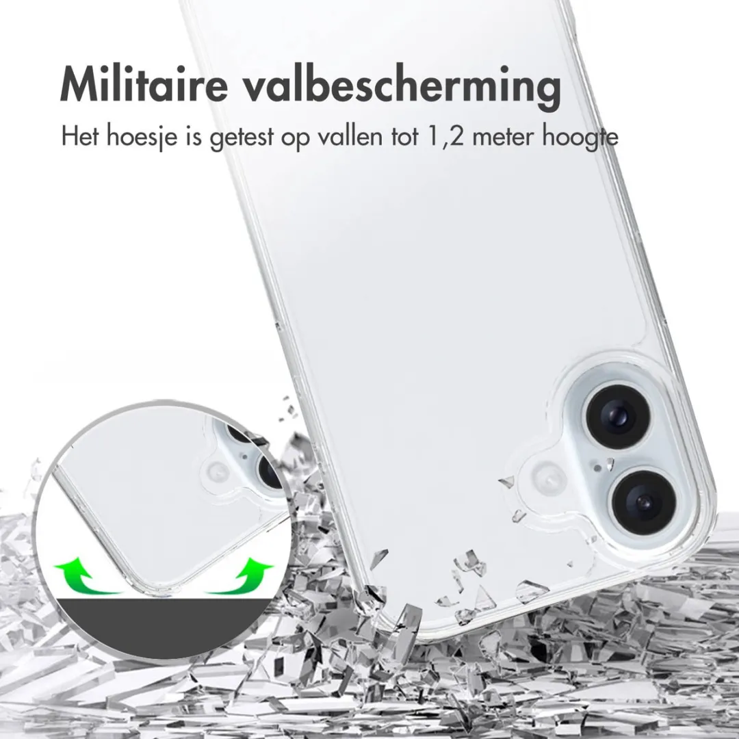 Accezz Xtreme Impact Backcover 2.0 iPhone 16 Hoesje - Transparant