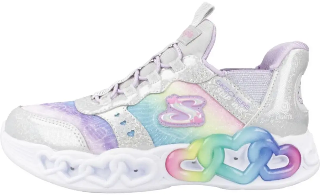 Skechers Infinite Heart Lights Eternal Shimmer Schoenen - afbeelding 2 van 6