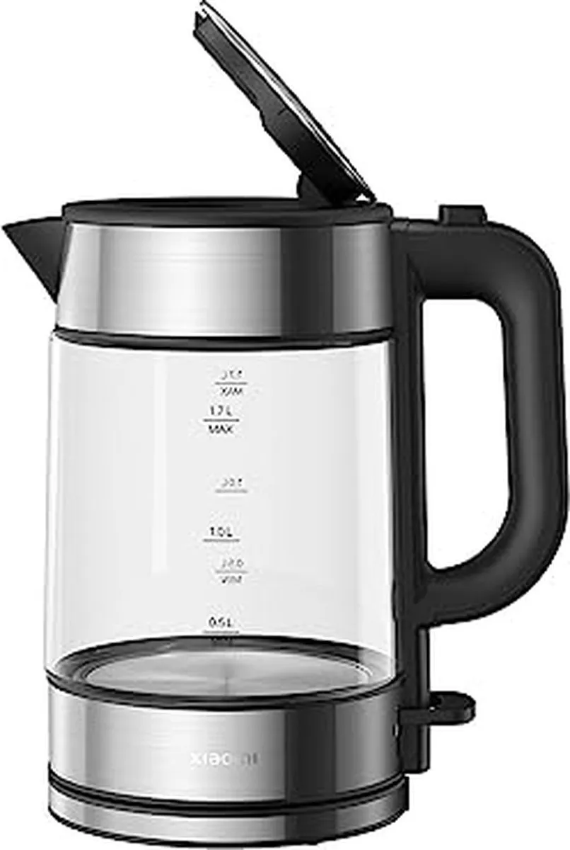 Xiaomi BHR7423EU Waterkoker 1,7L - 2200W - Zwart/Transparant - afbeelding 6 van 6