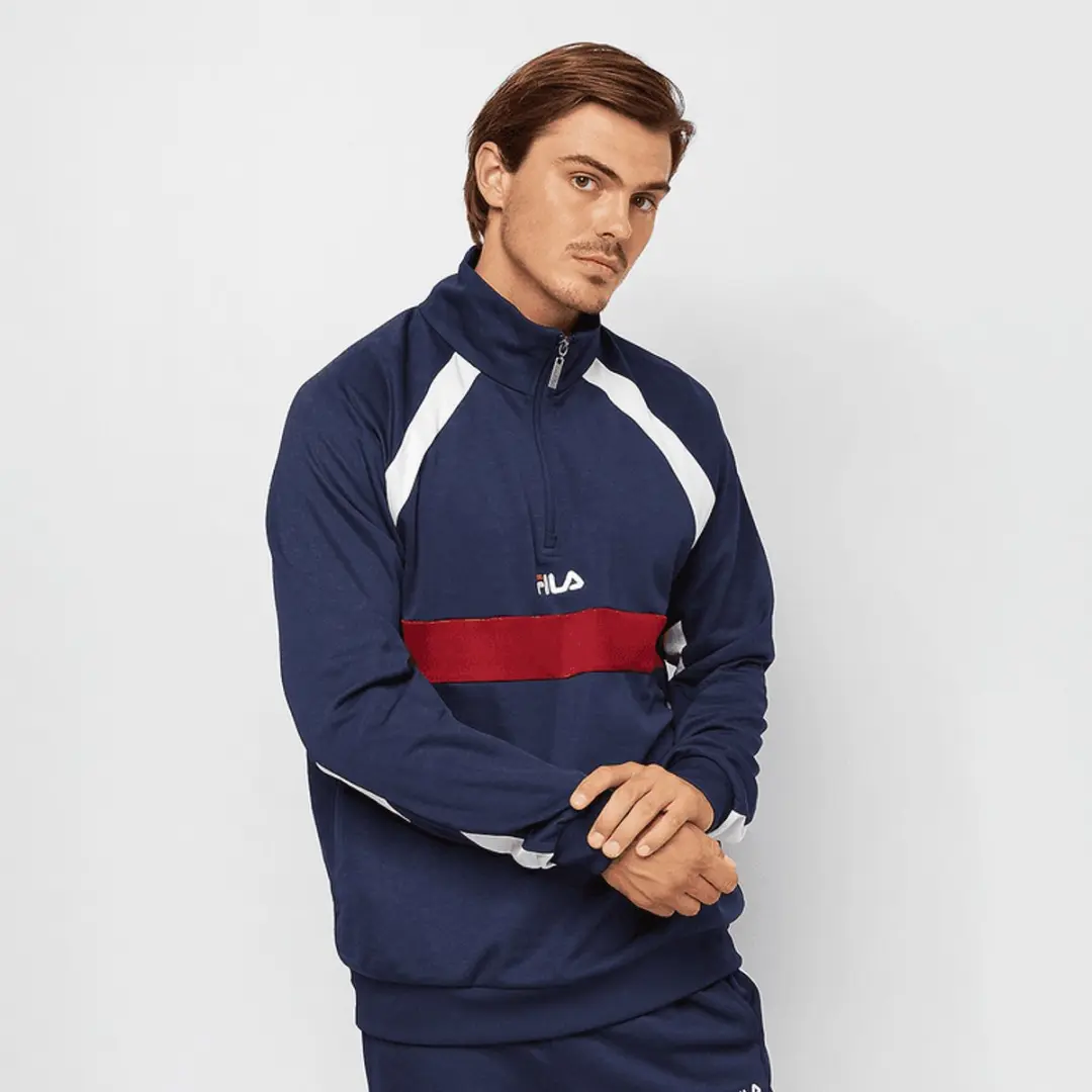 Fila Men Oligert Half Zip Top S Heren