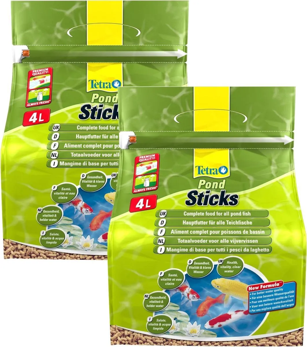 Tetra Pond Sticks - 8 Liter (2x4L)