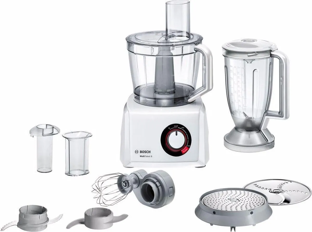 Bosch MultiTalent 8 MC812W501 Foodprocessor - 1000W - Wit
