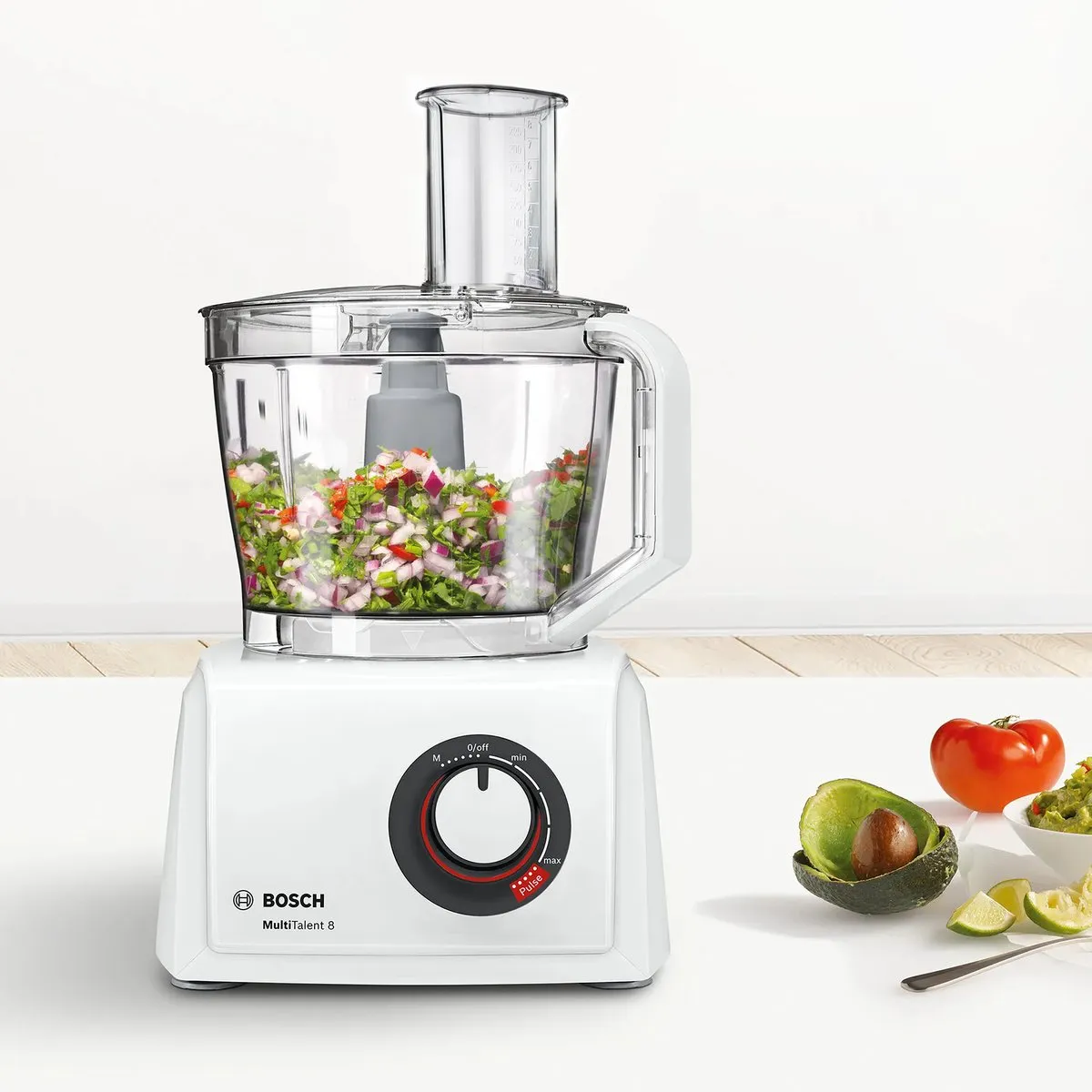 Bosch MultiTalent 8 MC812W501 Foodprocessor - 1000W - Wit