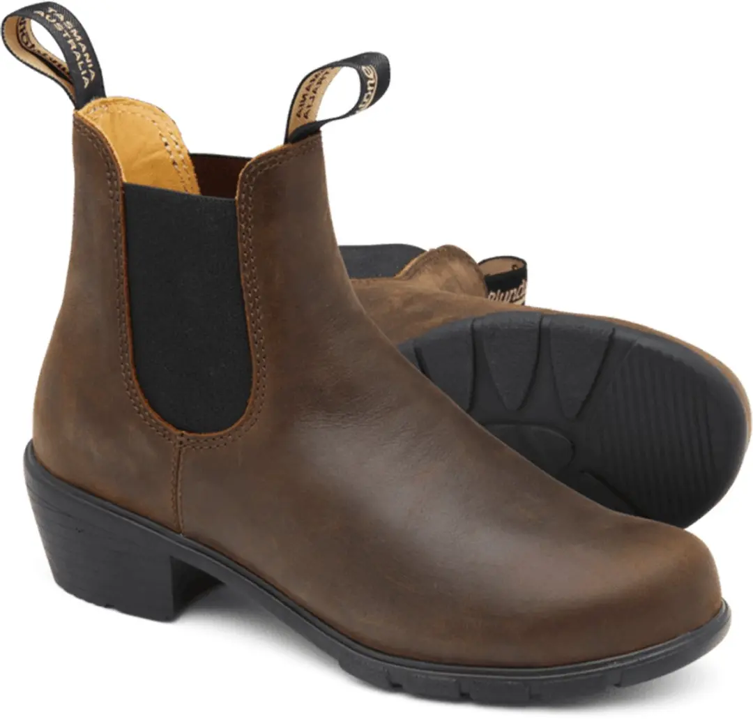 Blundstone 1673 Middle Heel Dames Boot - Antique Brown - afbeelding 5 van 6