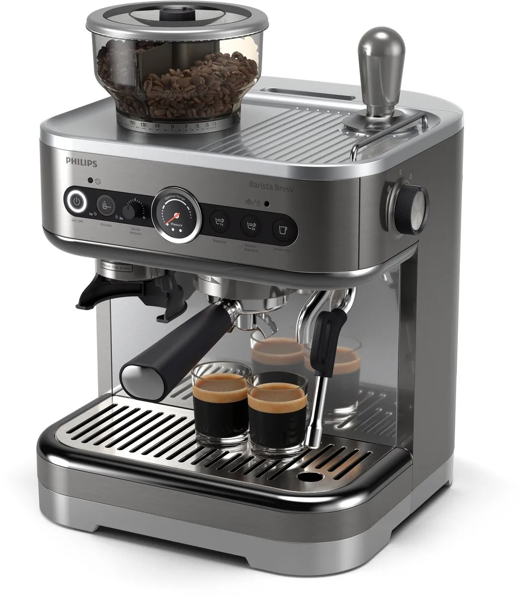 Philips Barista Brew PSA3228/01 Koffiezetapparaat - 2 Kopjes - 2,3L Grijs