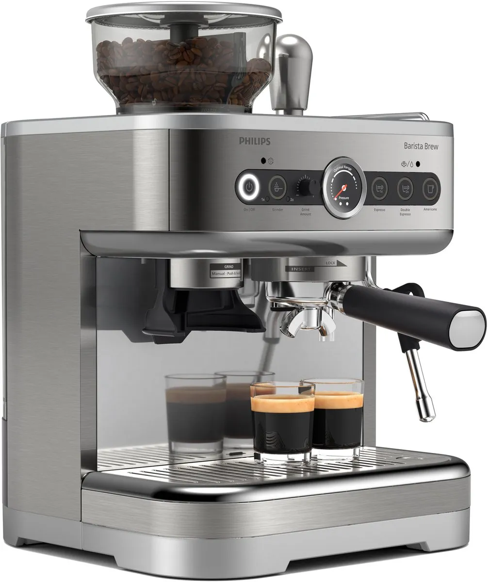 Philips Barista Brew PSA3228/01 Koffiezetapparaat - 2 Kopjes - 2,3L Grijs