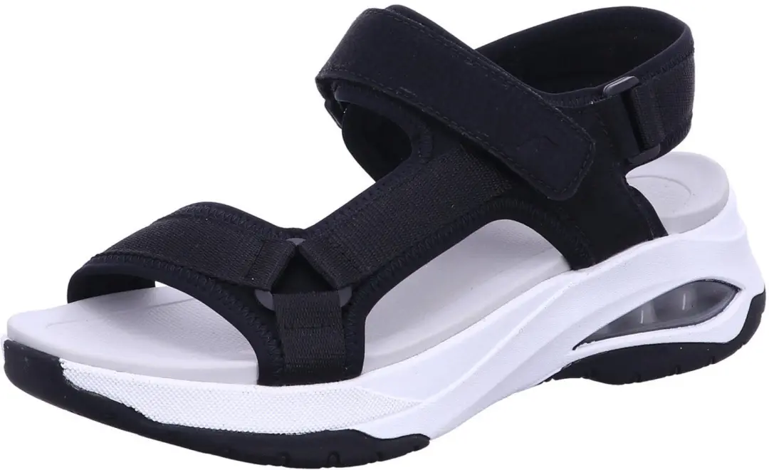 Rieker W3151 01 dames sandalen zwart maat 41