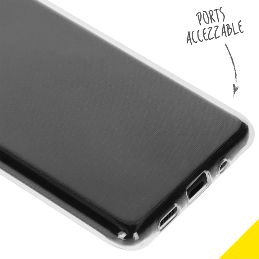 Accezz Hoesje Samsung Galaxy S20 Plus - Transparant