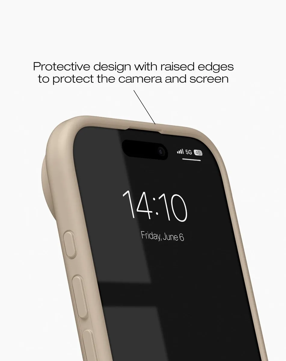 iDeal of Sweden iPhone 17 Air Silicone Hoesje Beige