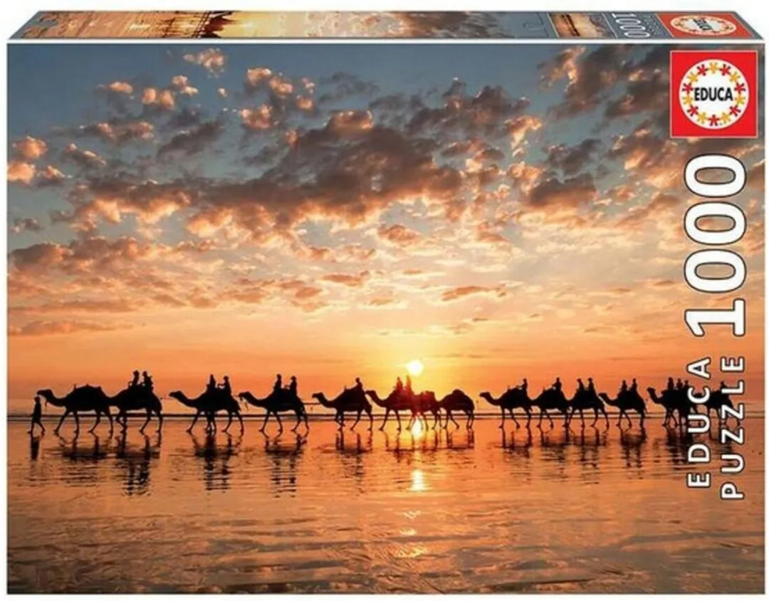 Educa Zonsondergang Cable Beach Australië 1000 Stuks Puzzle - Multicolor