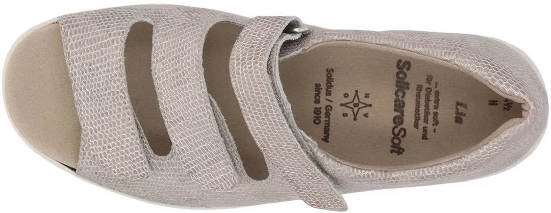 Solidus Dames Sandalen - Beige - 35.5 - afbeelding 4 van 6