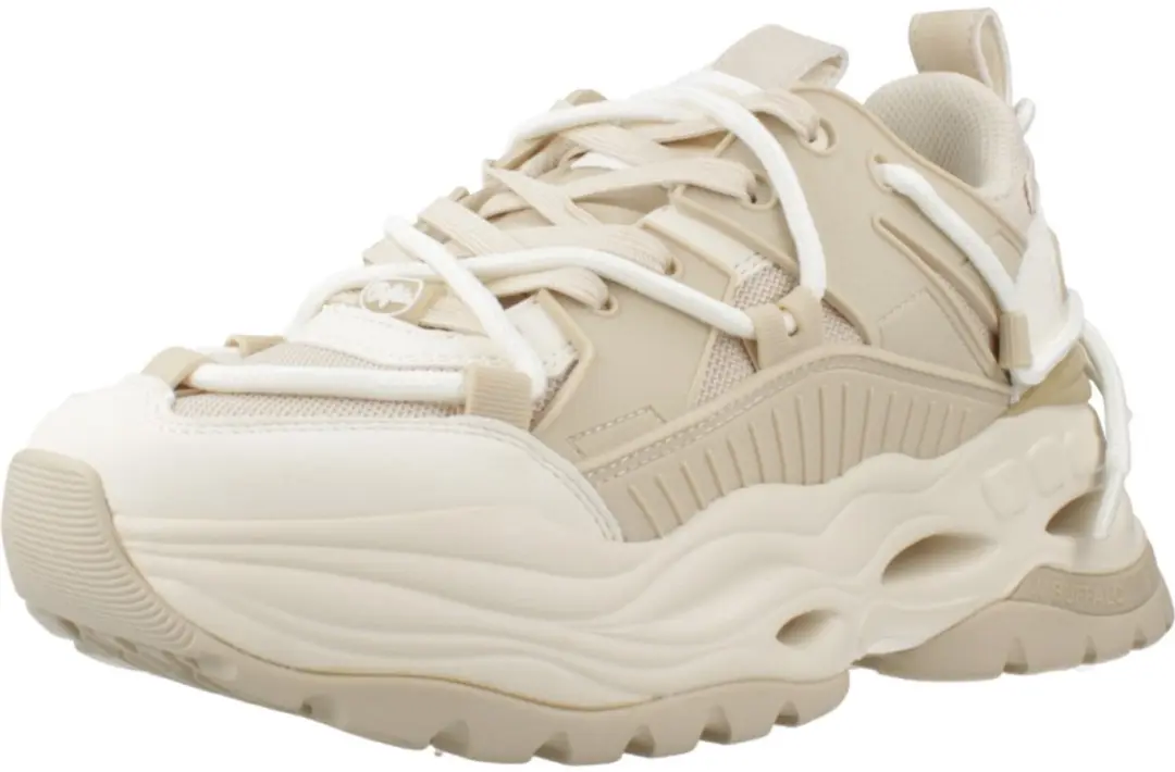 Buffalo Triplet Lace Sneakers - Beige - 41 - afbeelding 3 van 4