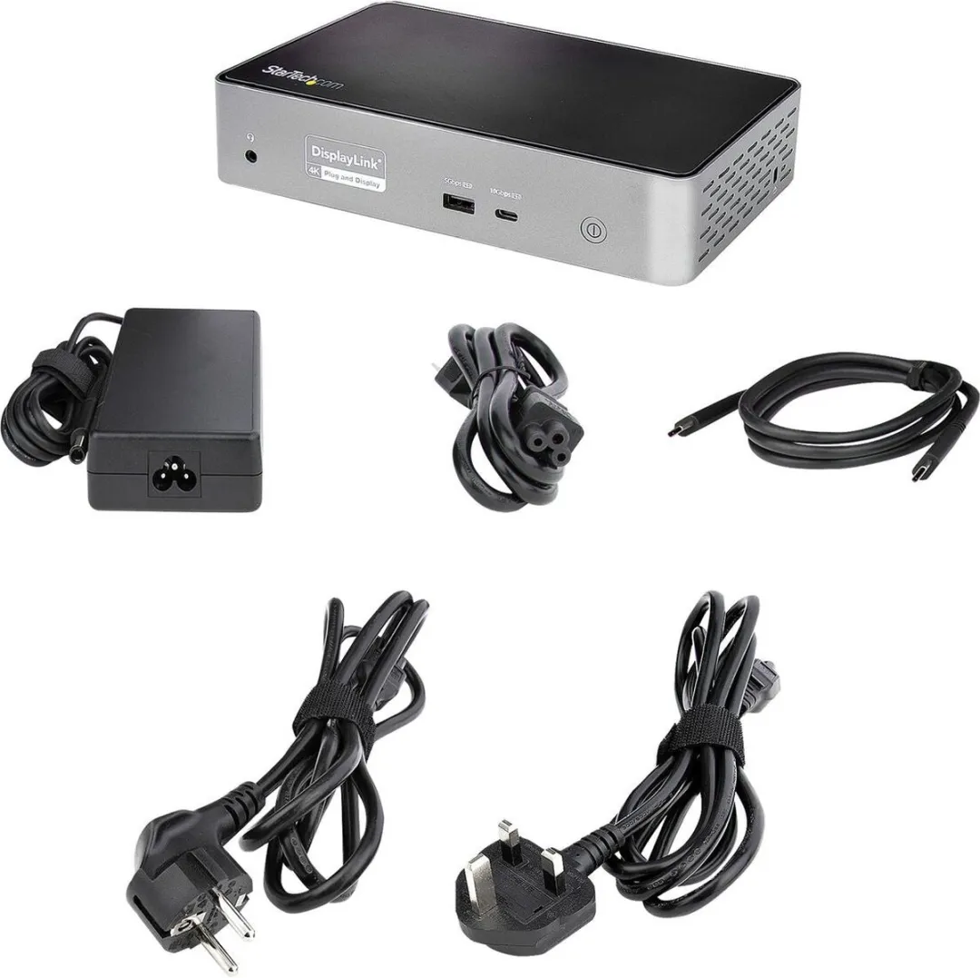 Startech DK31C4DPPDUE USB-C Dockstation 100W - Zwart