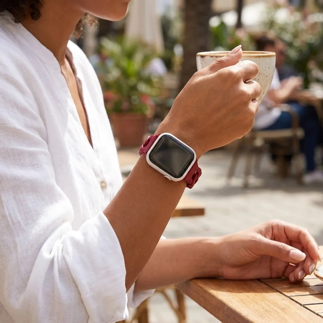 NUVEX Wijn Horlogebandje Apple Watch 38-41mm - One Size