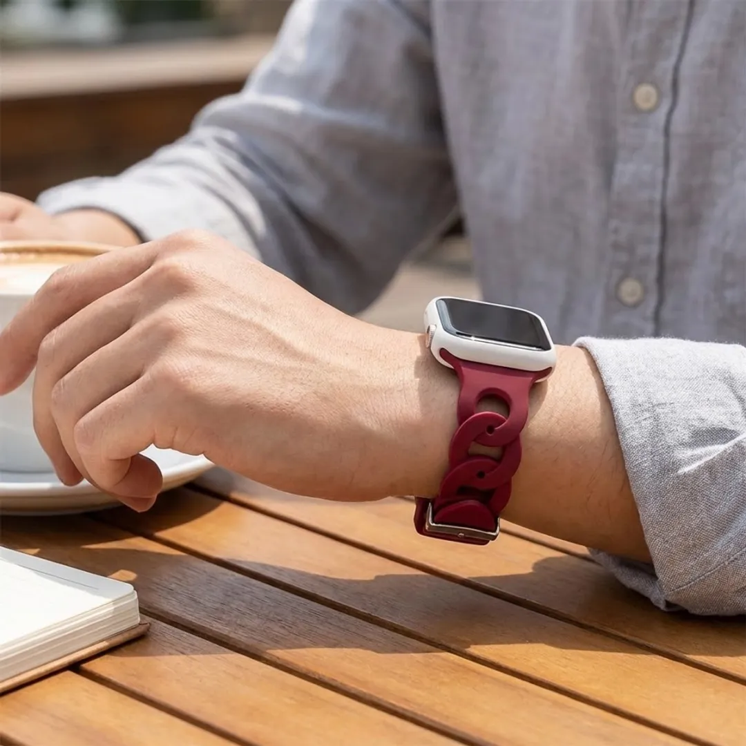 NUVEX Wijn Horlogebandje Apple Watch 38-41mm - One Size