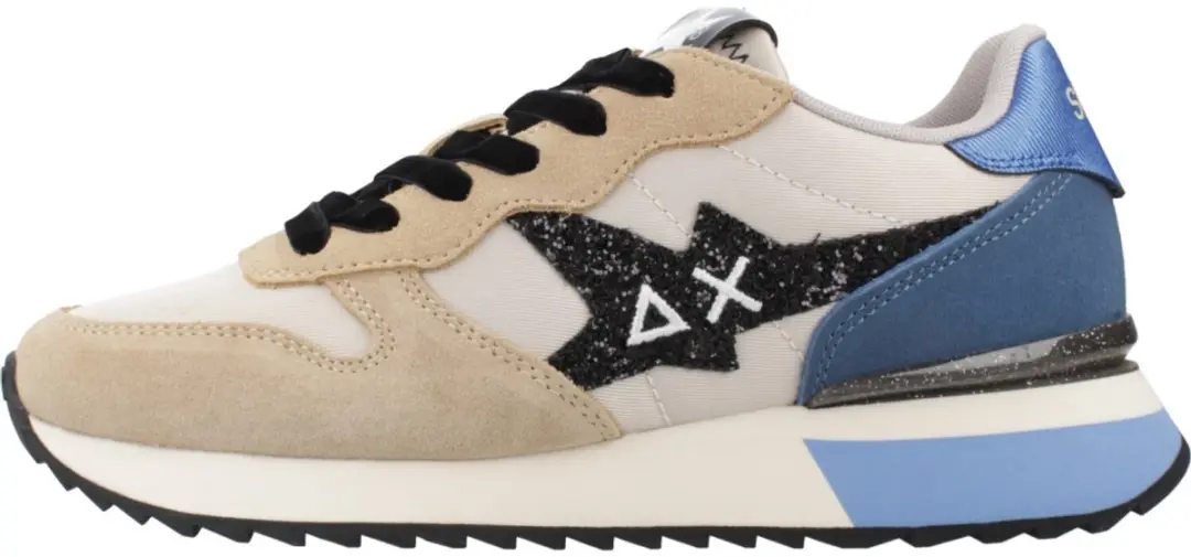 Sun68 Stargirl Glitter Logo Schoenen - Beige - 36 - afbeelding 2 van 4