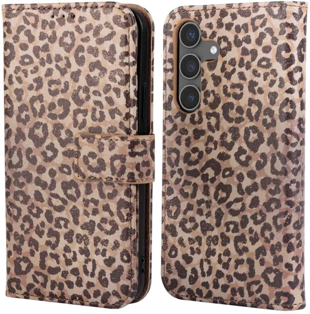 Imoshion Hoesje Samsung Galaxy S24 - Leopard Mood - 3 Pasjes