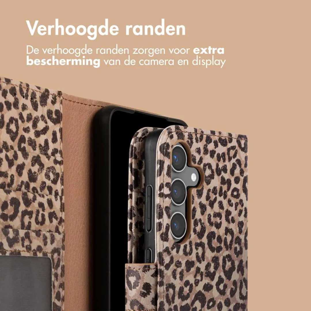 Imoshion Hoesje Samsung Galaxy S24 - Leopard Mood - 3 Pasjes