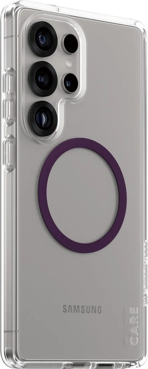 PanzerGlass Case Care Flagship Urban Combat Purple Qi