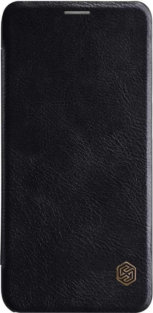 Nillkin Qin Leather Booktype Hoes Samsung Galaxy A6+ 2018 - Zwart - afbeelding 5 van 6
