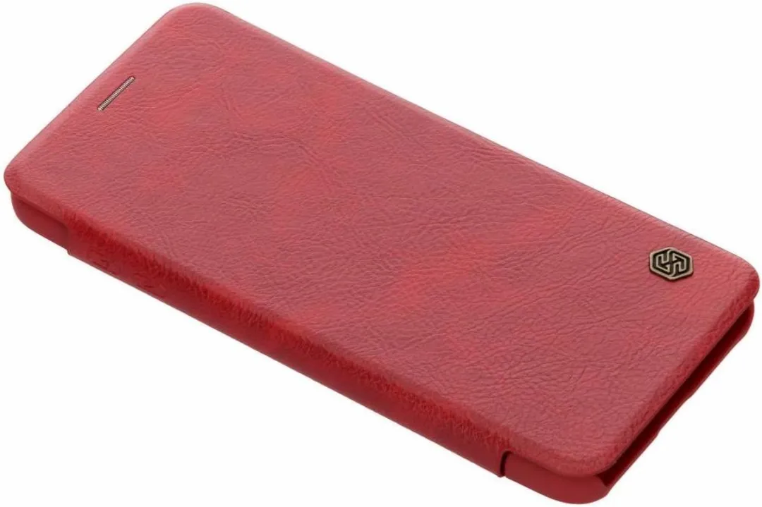 Nillkin Qin Leather Booktype Hoes Samsung Galaxy A6+ 2018 - Zwart - afbeelding 2 van 6