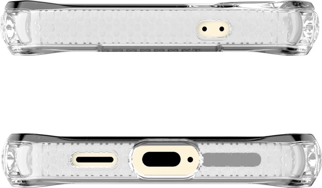 ITSKINS Doorzichtig Hoesje geschikt voor Samsung Galaxy S25 Telefoonhoesje Flexibel TPU | ITSKINS Level 2 SpectrumClear R Backcover Shockproof | Doorzichtig Telefoonhoesje Galaxy S25 | Schokbestendig Galaxy S25 Telefoonhoesje | Anti Shock Proof -