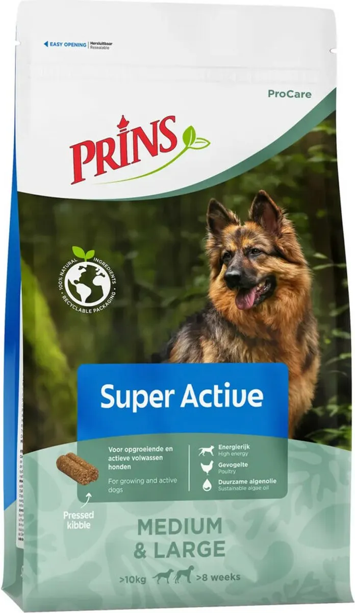 Prins ProCare Super Active 20kg Voordeelverpakking - Hondenvoer
