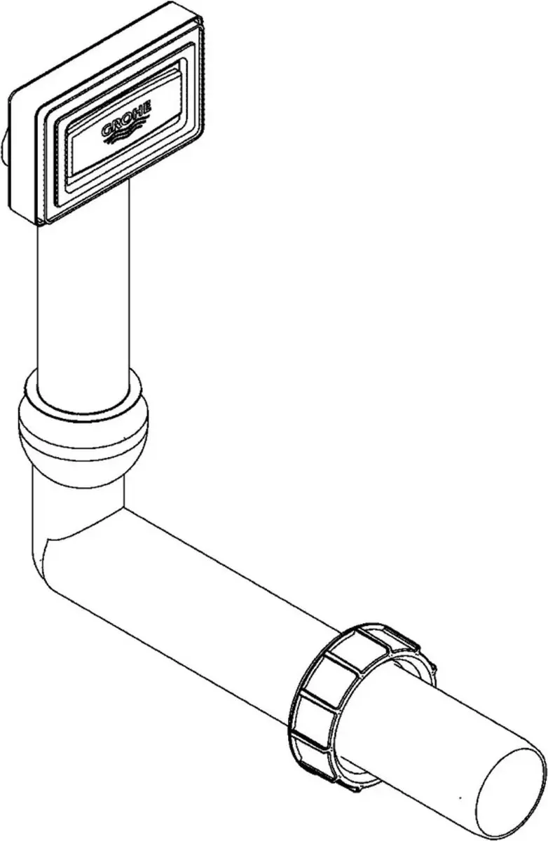 Grohe Wastafel Overloop RVS
