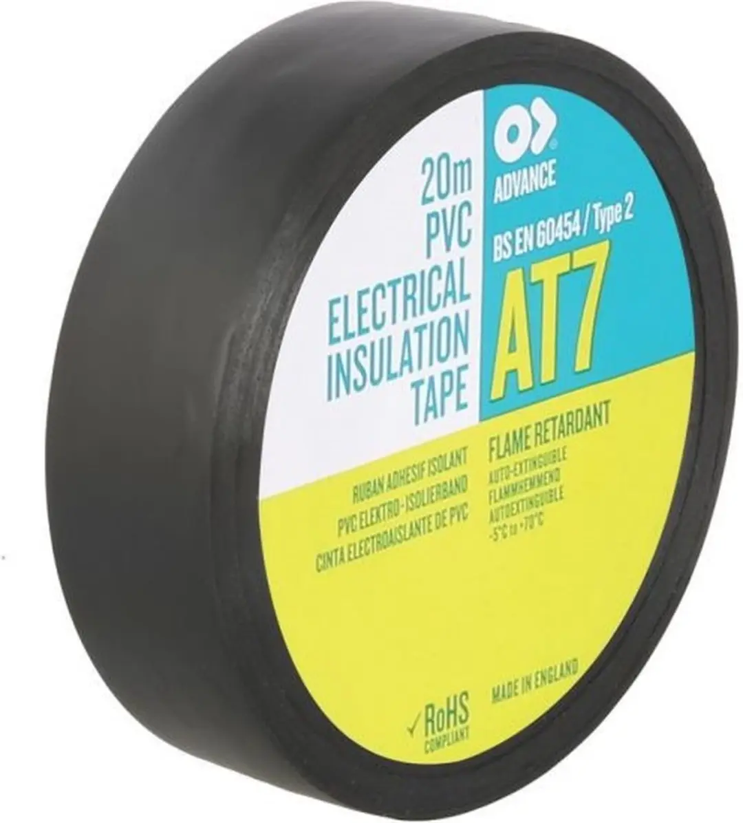 Advance Tape PVC Isolatie AT7 (0.19mm - 20m)