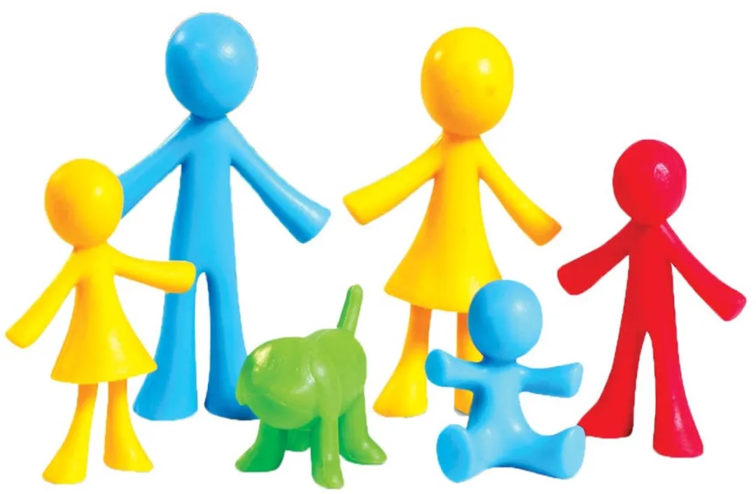 Learning Resources Family Counters Sorteerspel - 24 Stuks - 4 Kleuren