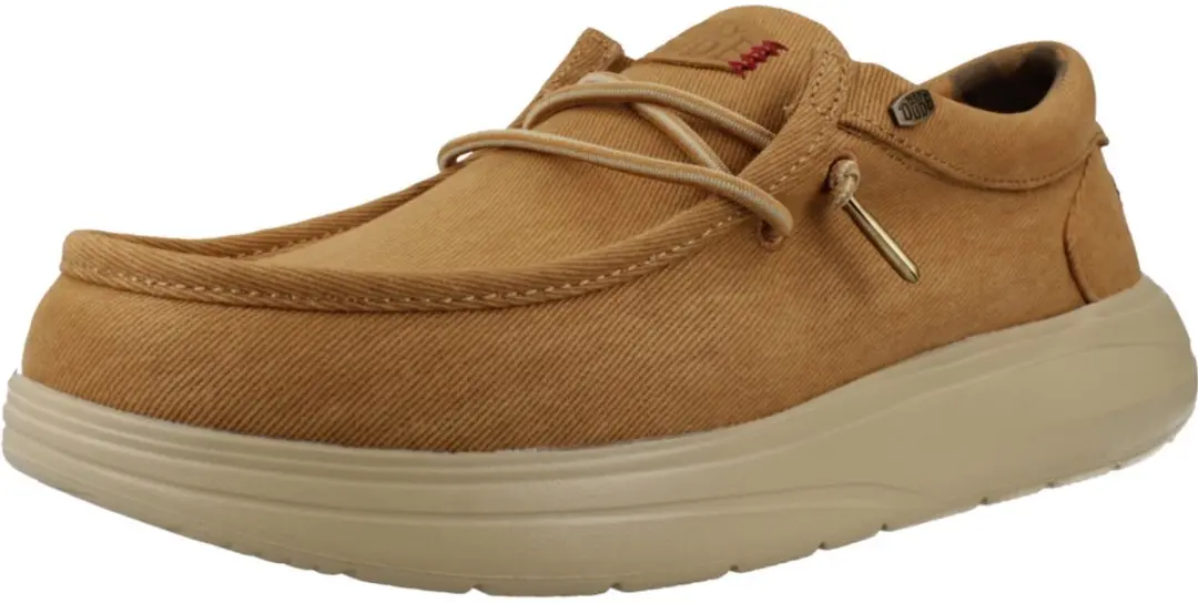 Hey Dude Wally Twill Schoenen - Bruin - afbeelding 2 van 4