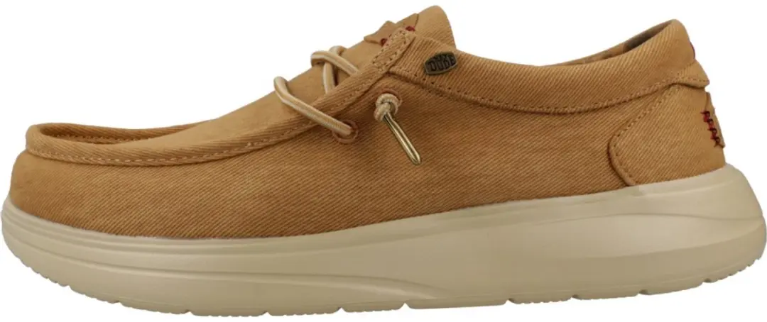 Hey Dude Wally Twill Schoenen - Bruin - afbeelding 4 van 4