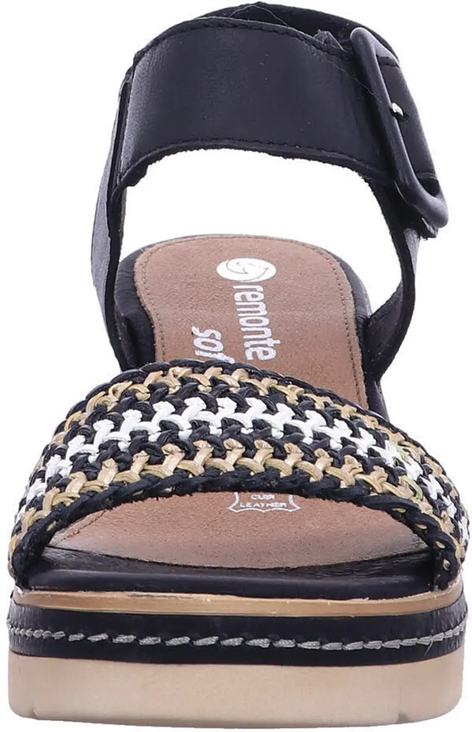 Remonte D2L55 03 dames sandalen zwart maat 39