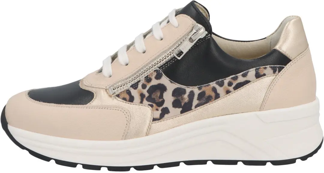 Solidus 46023 Dames Sneakers - Beige - 41 - afbeelding 4 van 6