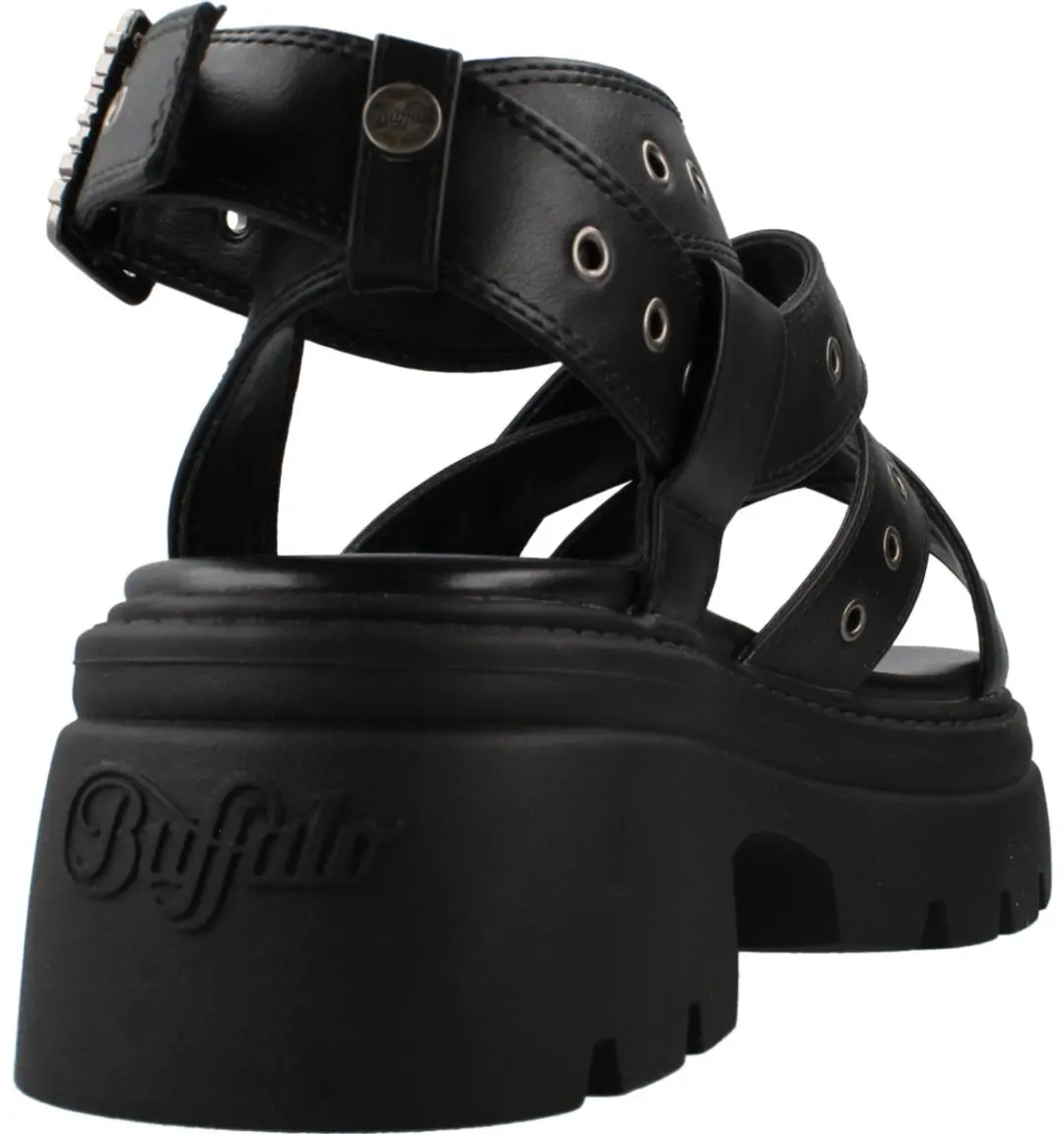 Buffalo Vega Dames Sandalen - Zwart - 39 - afbeelding 3 van 4