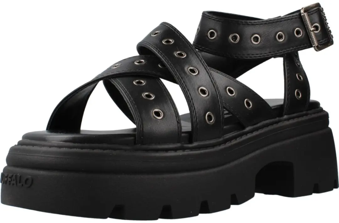 Buffalo Vega Dames Sandalen - Zwart - 39 - afbeelding 4 van 4