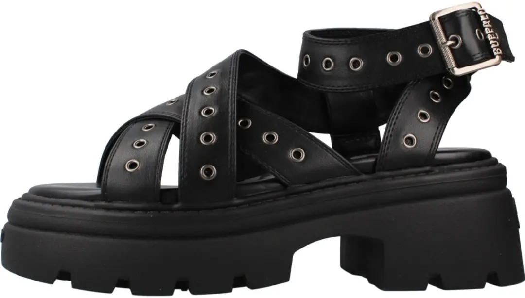 Buffalo Vega Dames Sandalen - Zwart - 39 - afbeelding 2 van 4