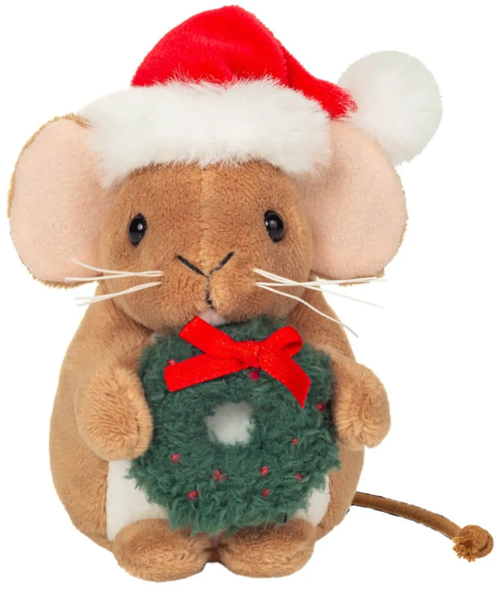 Hermann Teddy Knuffel Kerstmuis 11cm