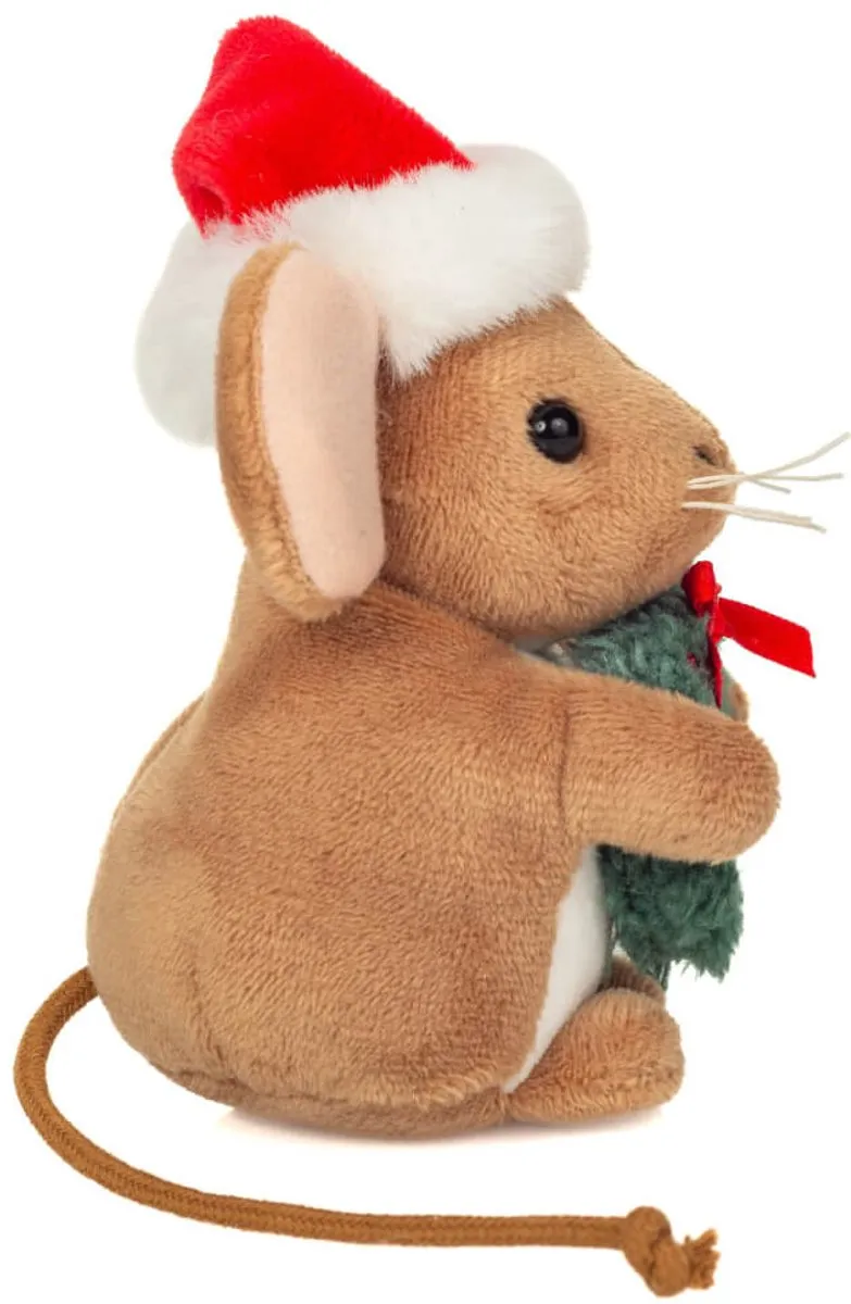 Hermann Teddy Knuffel Kerstmuis 11cm