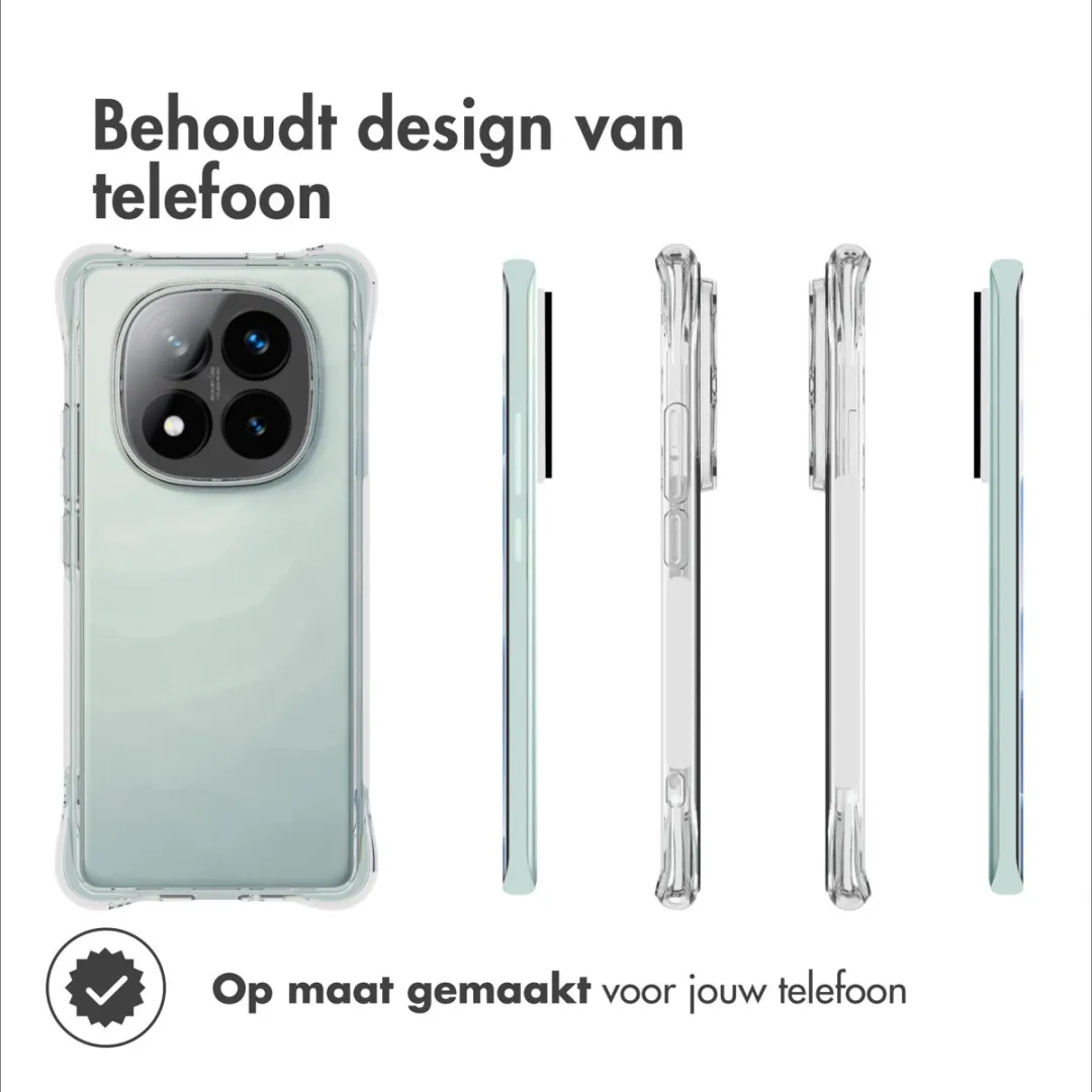 Imoshion Hoesje Xiaomi Redmi Note 14 Pro Plus 5G - Transparant