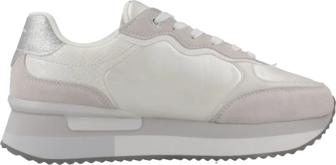 Pepe Jeans Rusper Shine Schoenen Wit EU 41 Vrouw