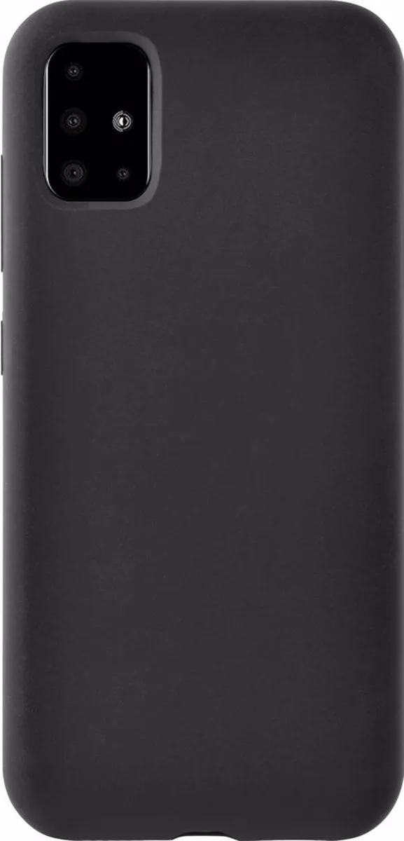 Azuri Samsung Galaxy A51 Siliconen Hoesje - Zwart