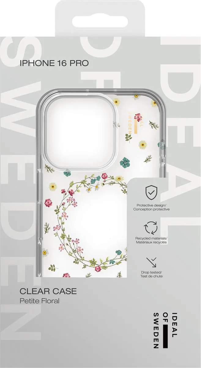 iDeal of Sweden Mirror Case IDCLC-I2461P-507 - iPhone 16 Pro - Petite Floral