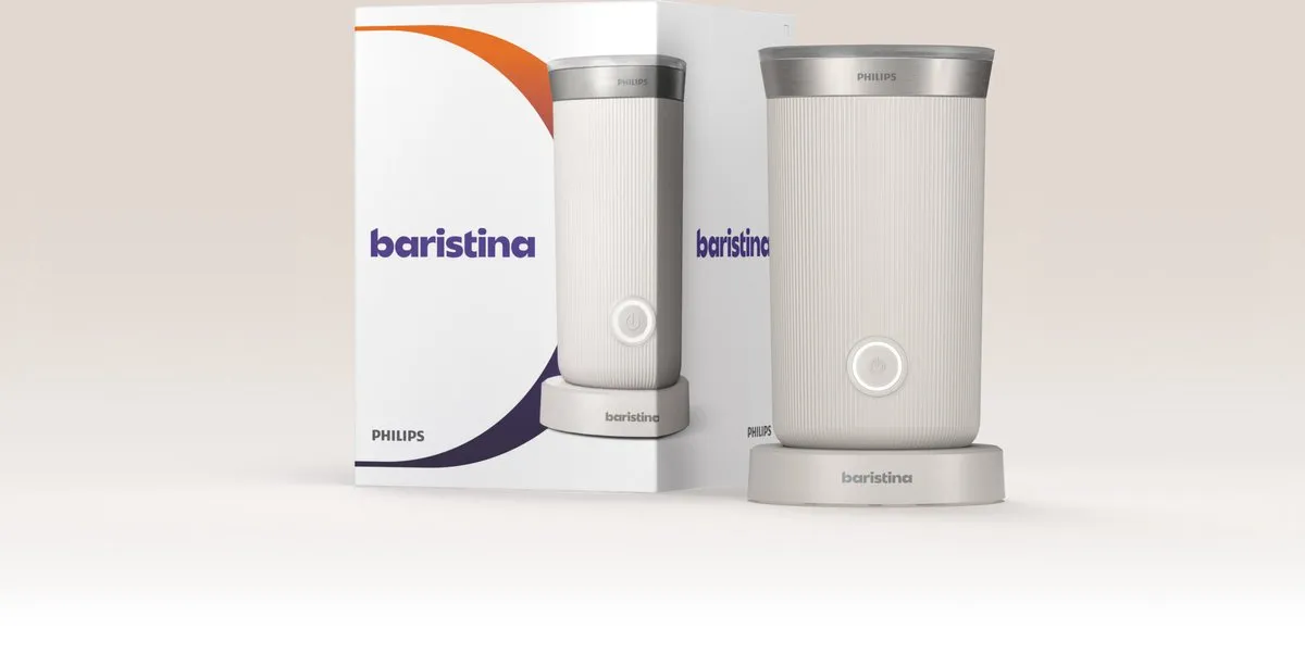 Philips Baristina Melkopschuimer BAR311/00 - 120ml - Wit - afbeelding 6 van 6