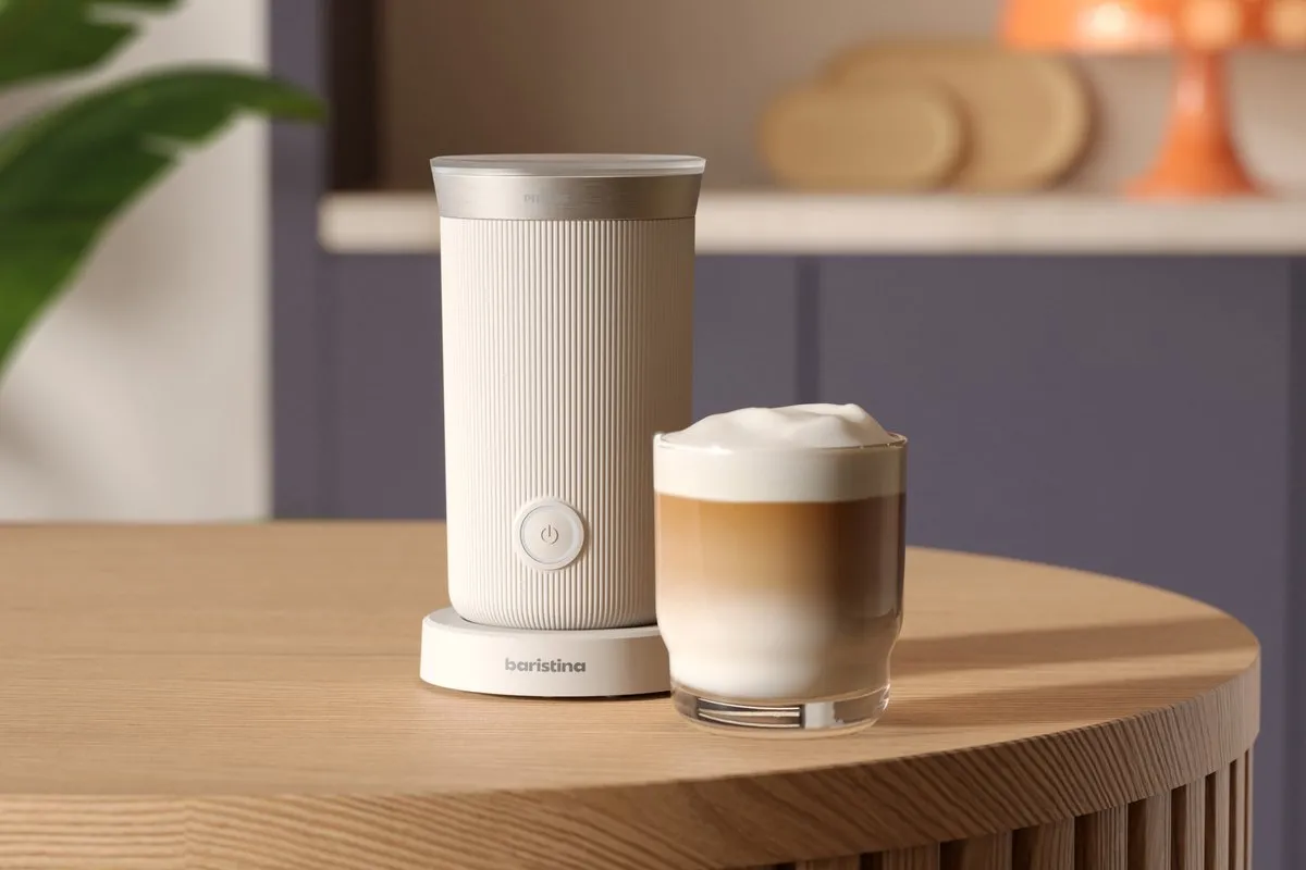 Philips Baristina Melkopschuimer BAR311/00 - 120ml - Wit