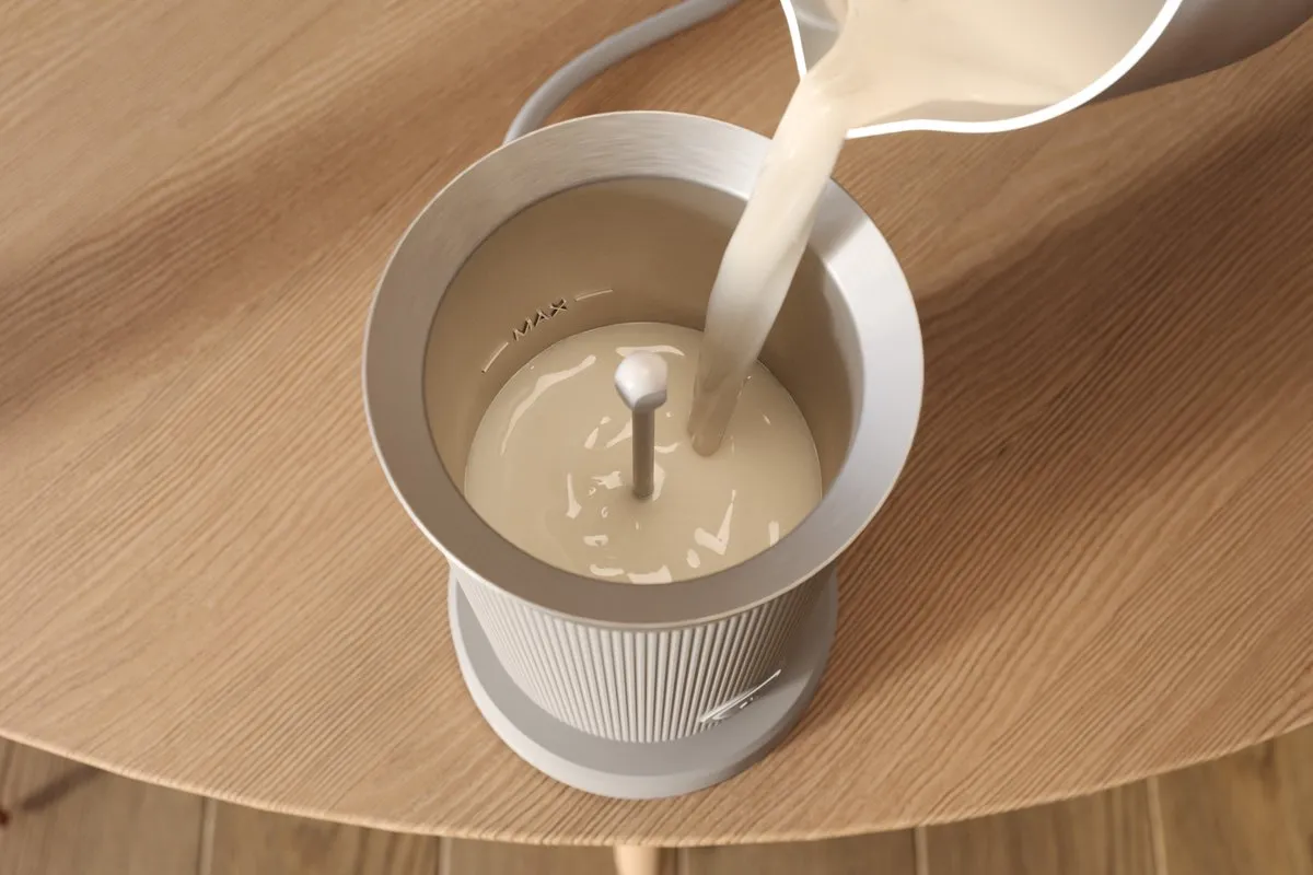 Philips Baristina Melkopschuimer BAR311/00 - 120ml - Wit