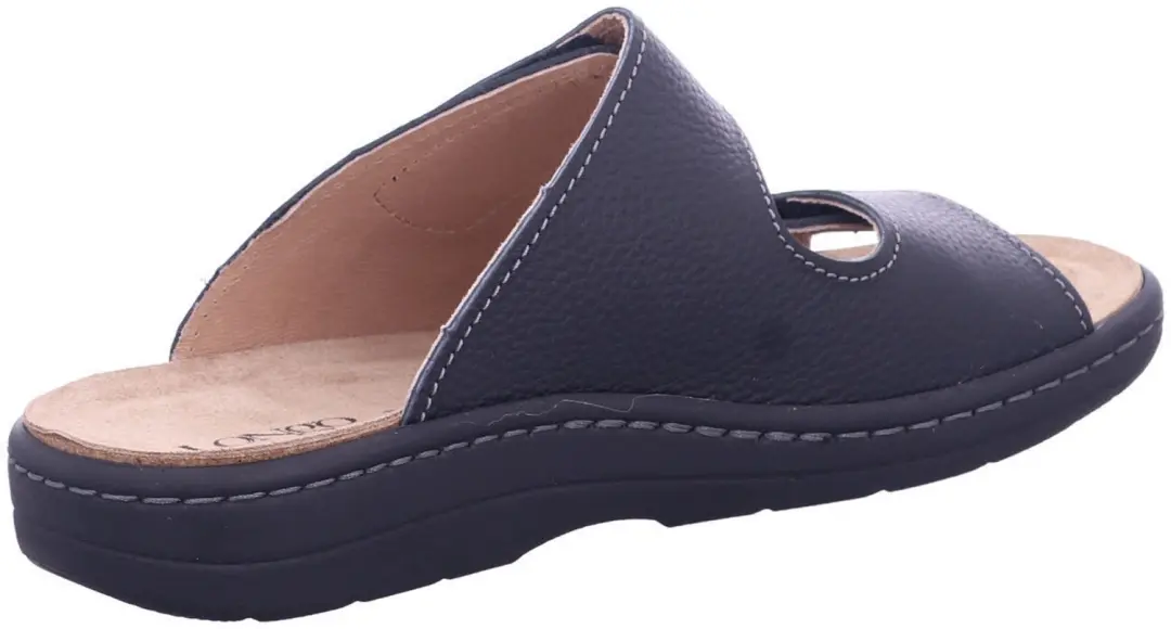 Longo Slides Heren Slippers - Zwart - 47 - afbeelding 4 van 6