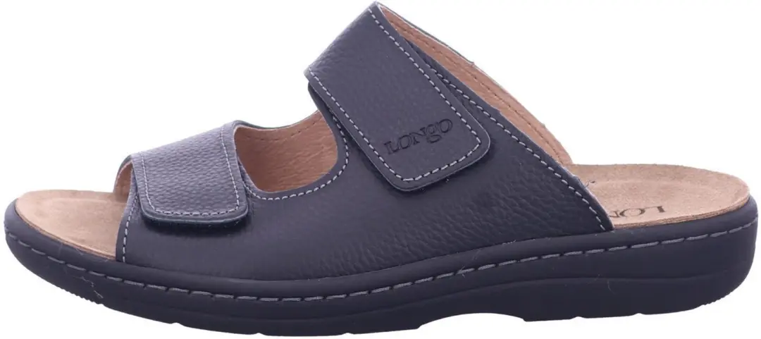 Longo Slides Heren Slippers - Zwart - 47 - afbeelding 2 van 6