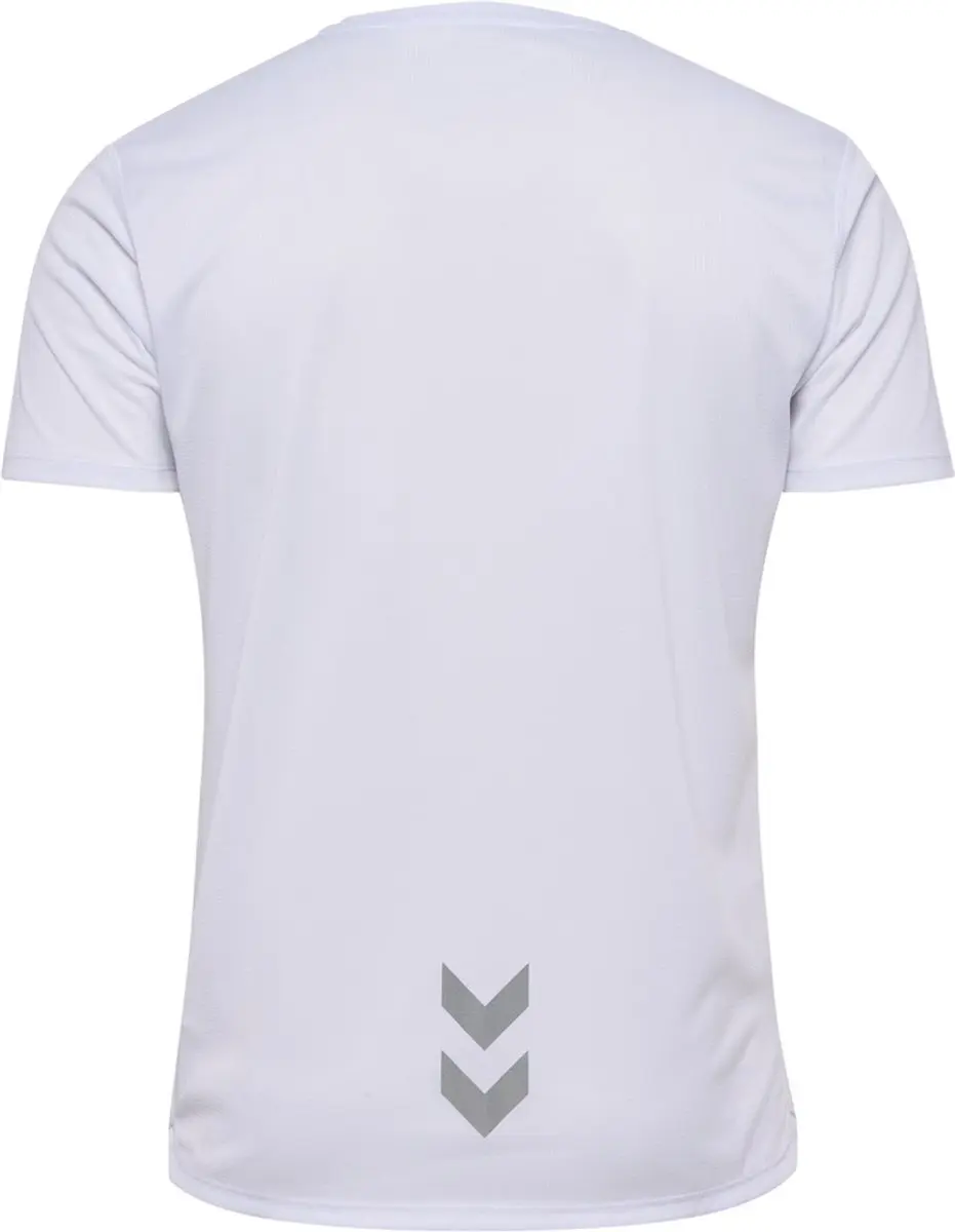 Hummel Hmlrun Jersey S/S T-Shirt - Wit - XXL - afbeelding 3 van 4